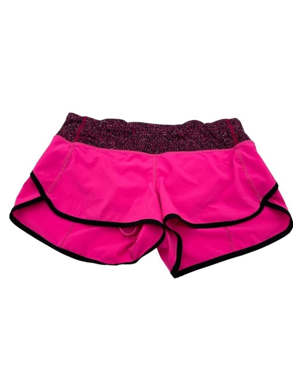 Lululemon Run Speed Shorts Raspberry Glo Light Pink Brief Lined Women's Size 6